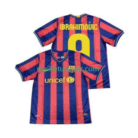 Maillot de Foot FC Barcelone Ibrahimovic 9 2009 2010 Domicile Retro Maillot de Foot FC Barcelone Ibrahimovic 9 2009 2010 Domicile Retro